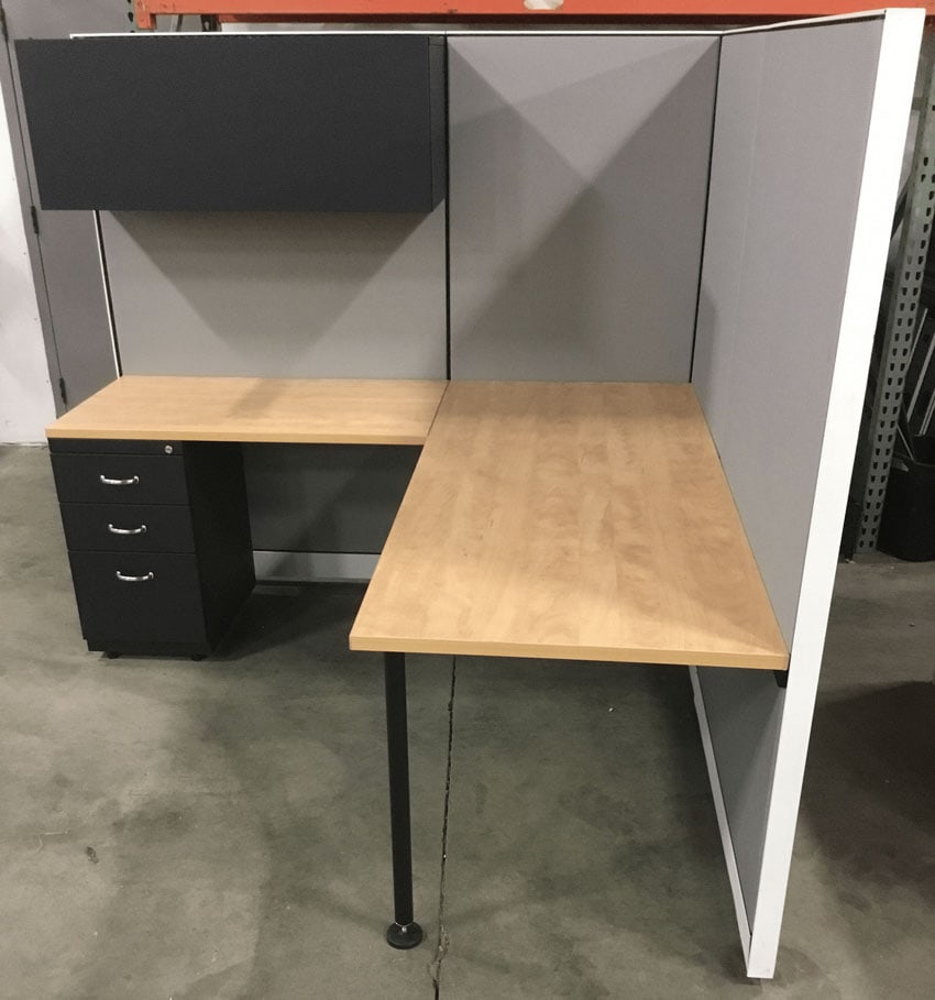 Steelcase Kick 6' x 6' Lshaped Workstation MVP Modular Systems